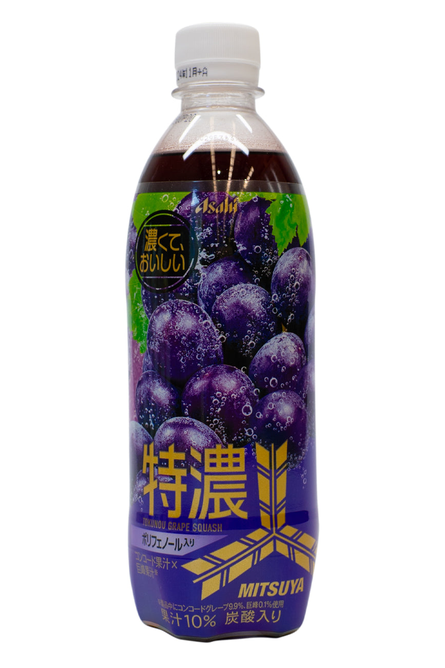ASAHI Mitsuya Tokuno Grape Squash 500ml-Ichiba Junction