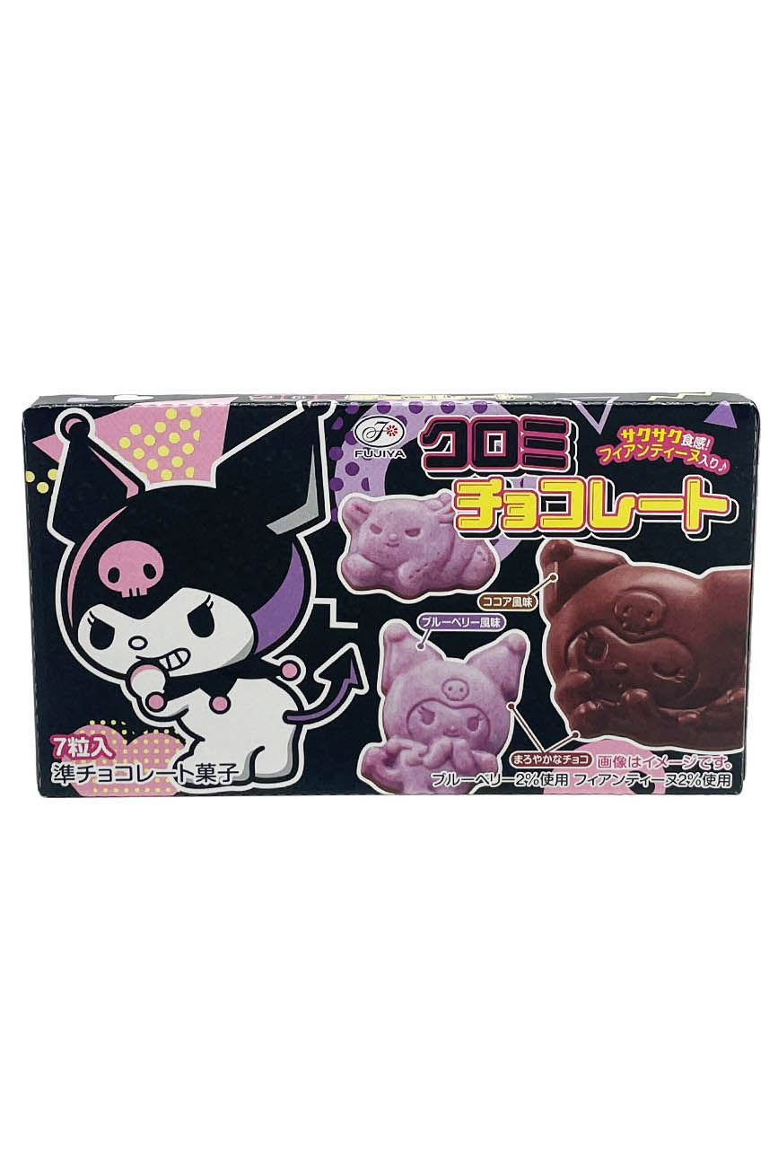FUJIYA Kuromi Chocolate 35g - ICHIBA JUNCTION – ichibajunction