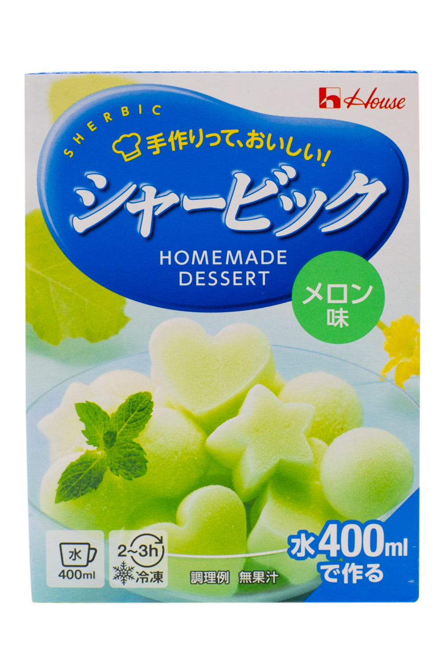 HOUSE Sherbic Melon Ice Cream Mix Powder 87g-Ichiba Junction