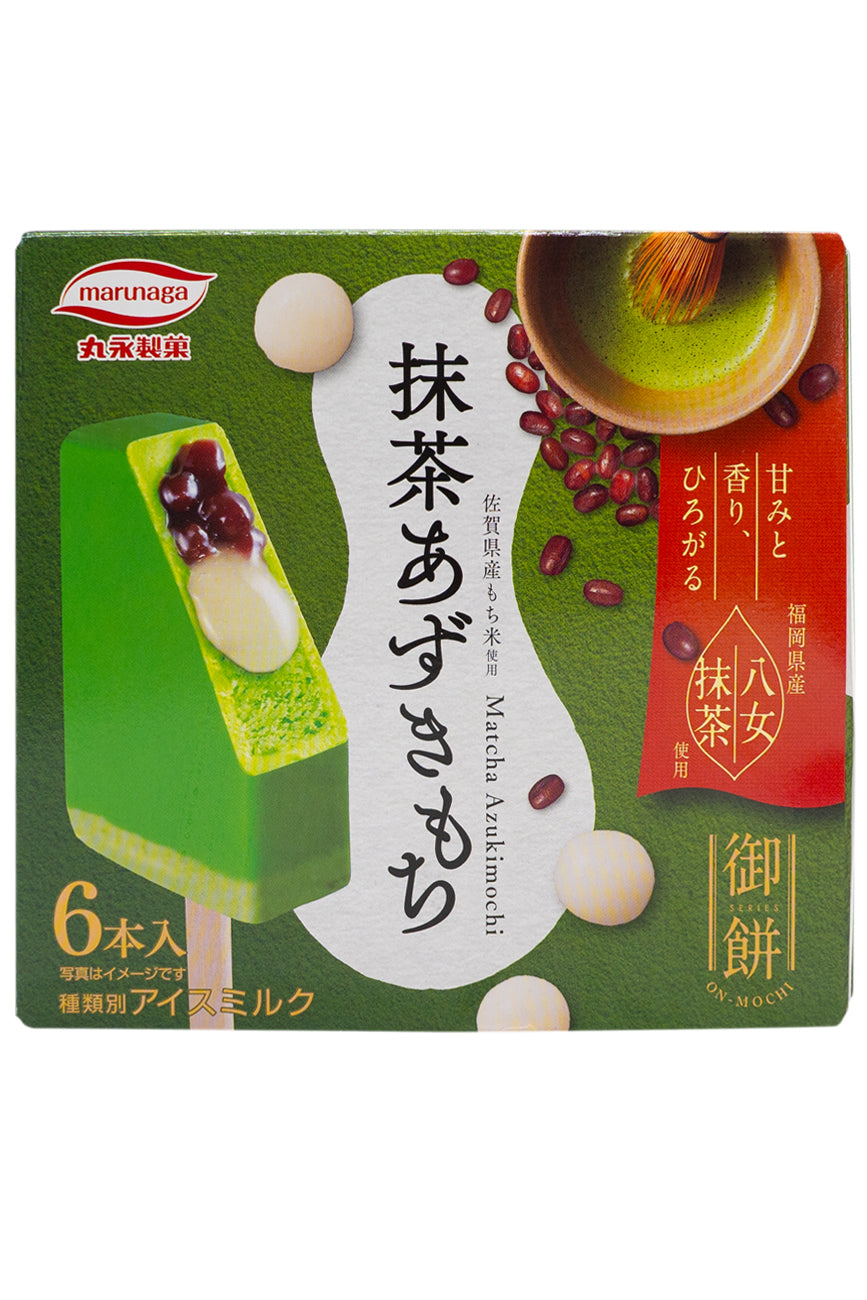 Marunaga Matcha Azuki Mochi 55ml x 6pc - Ichiba Junction