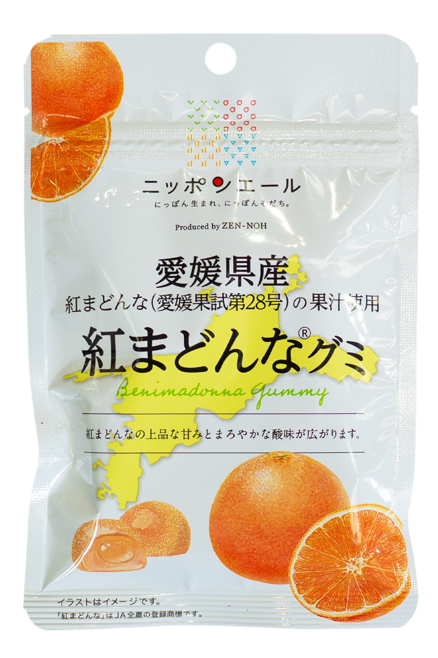 Nippon Ale Ehime Beni Madonnna Mandarine Gummie 40g-Ichiba