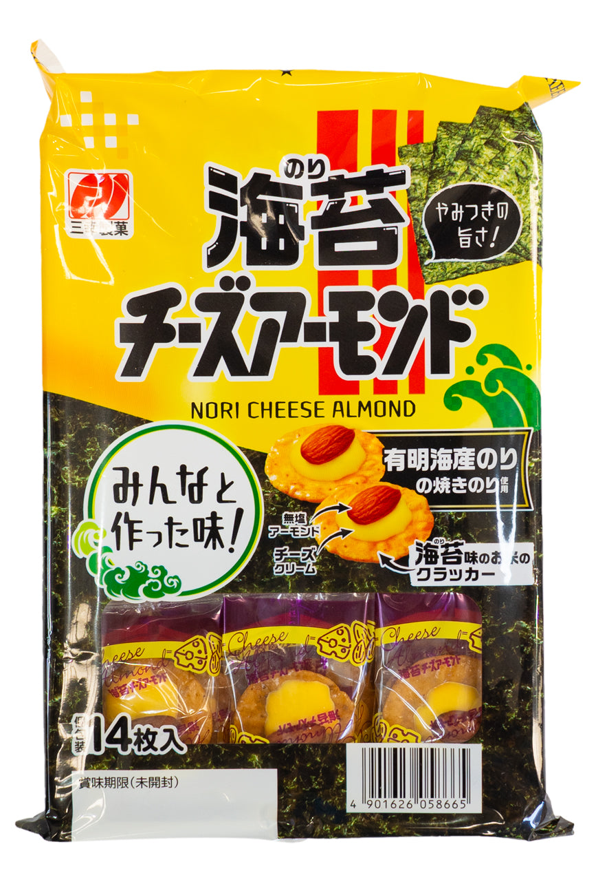SANKO Nori Cheese Almond 14pcs 41.3g-Ichiba Junction – ichibajunction