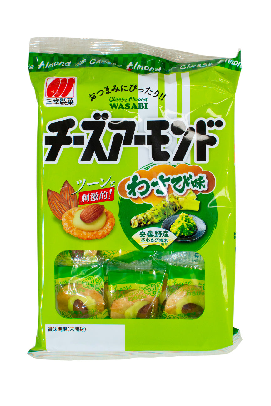 –　Sanko　Cheese　44.3g　Rice　Cracker　Wasabi　Armond　ichibajunction