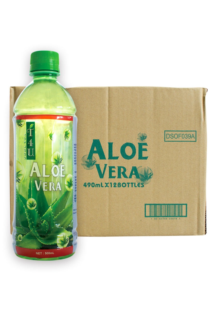 T4U Aloe Vera Juice 490ml x 12 bottles - Ichiba Junction