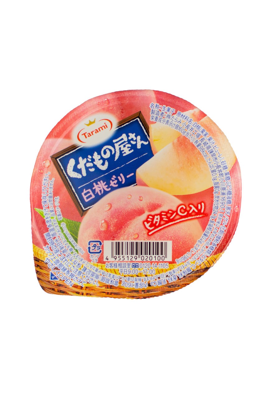 Tarami KudamonoyaSan White Peach JELLY 160g - Ichiba Junction