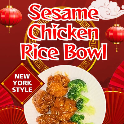 Sesame chicken rice bowl セサミチキン丼