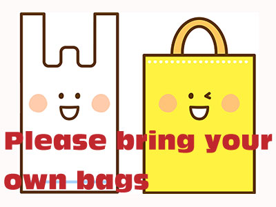 Start Using Reusable Bags at Ichiba