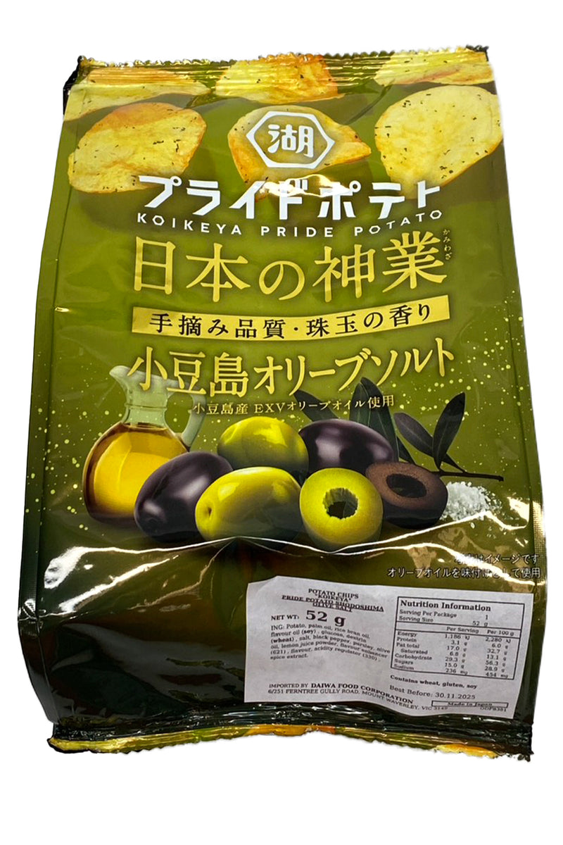 KOIKEYA PRIDE Potato Shodoshima Olive Salt 52g