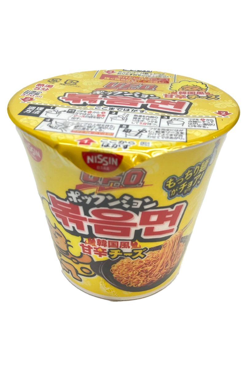 NISSIN Yakisoba UFO Pokkunmyon K-Style Sweet Chilli Cheese 79g