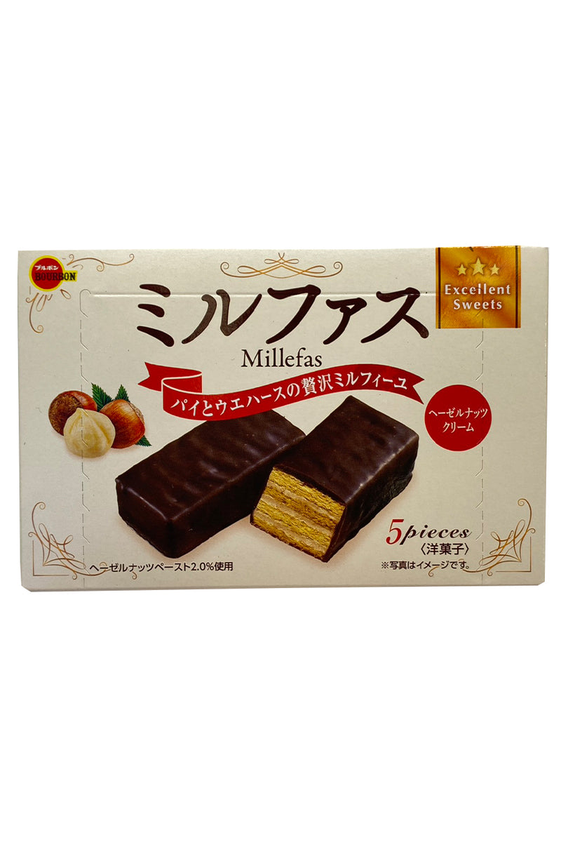 BOURBON Millefas 87g (5pc X 17.4g)