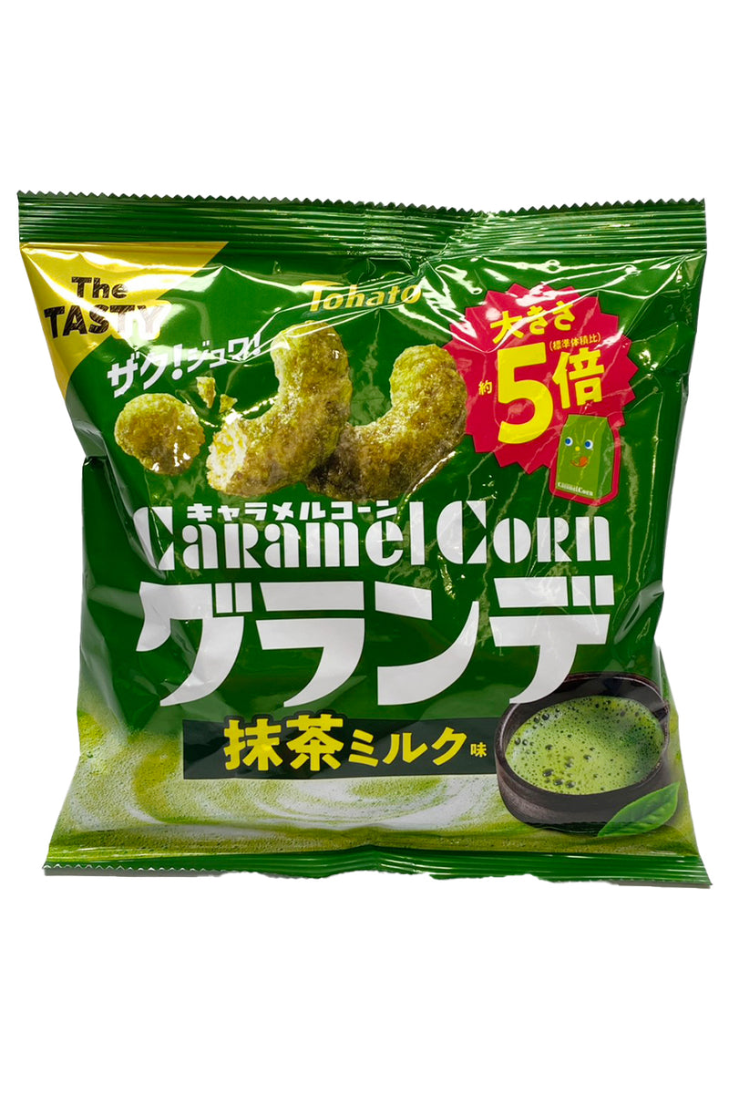 TOHATO Caramel Corn Grande Matcha Milk Aji 55g