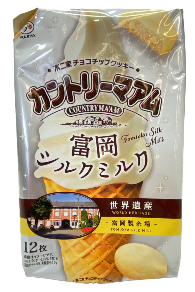 FUJIYA Country Maam Tomioka Silk Milk 120g (12pcX10g)