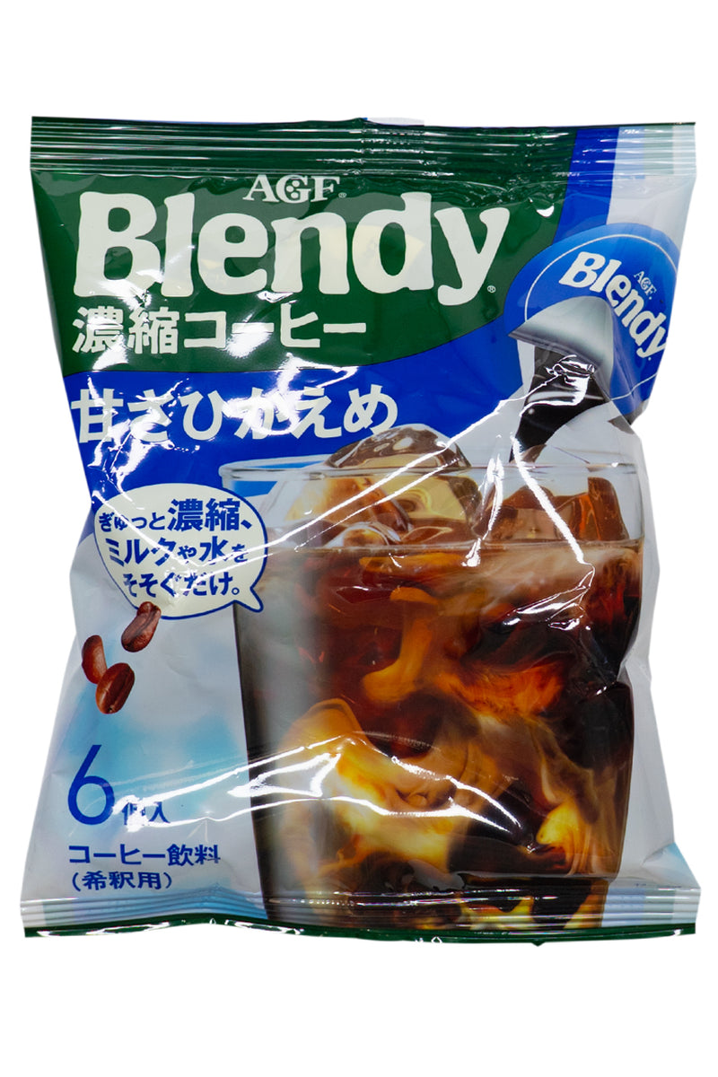 AGF Brendy Portion Concentrate Coffee less sweet 108g