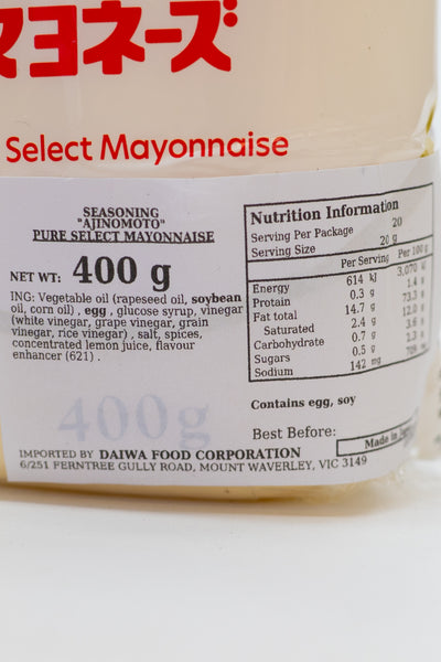 AJINOMOTO Pure Select Mayonnaise 400g