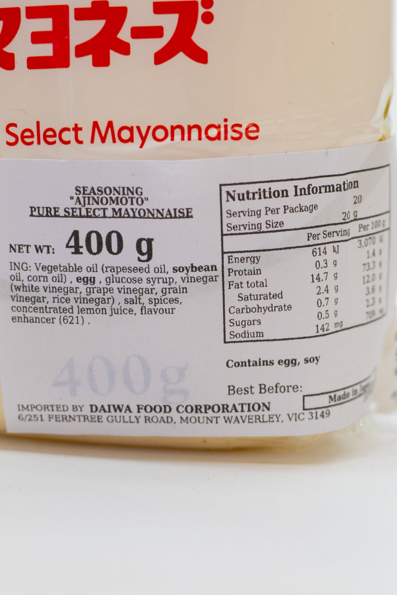 AJINOMOTO Pure Select Mayonnaise 400g