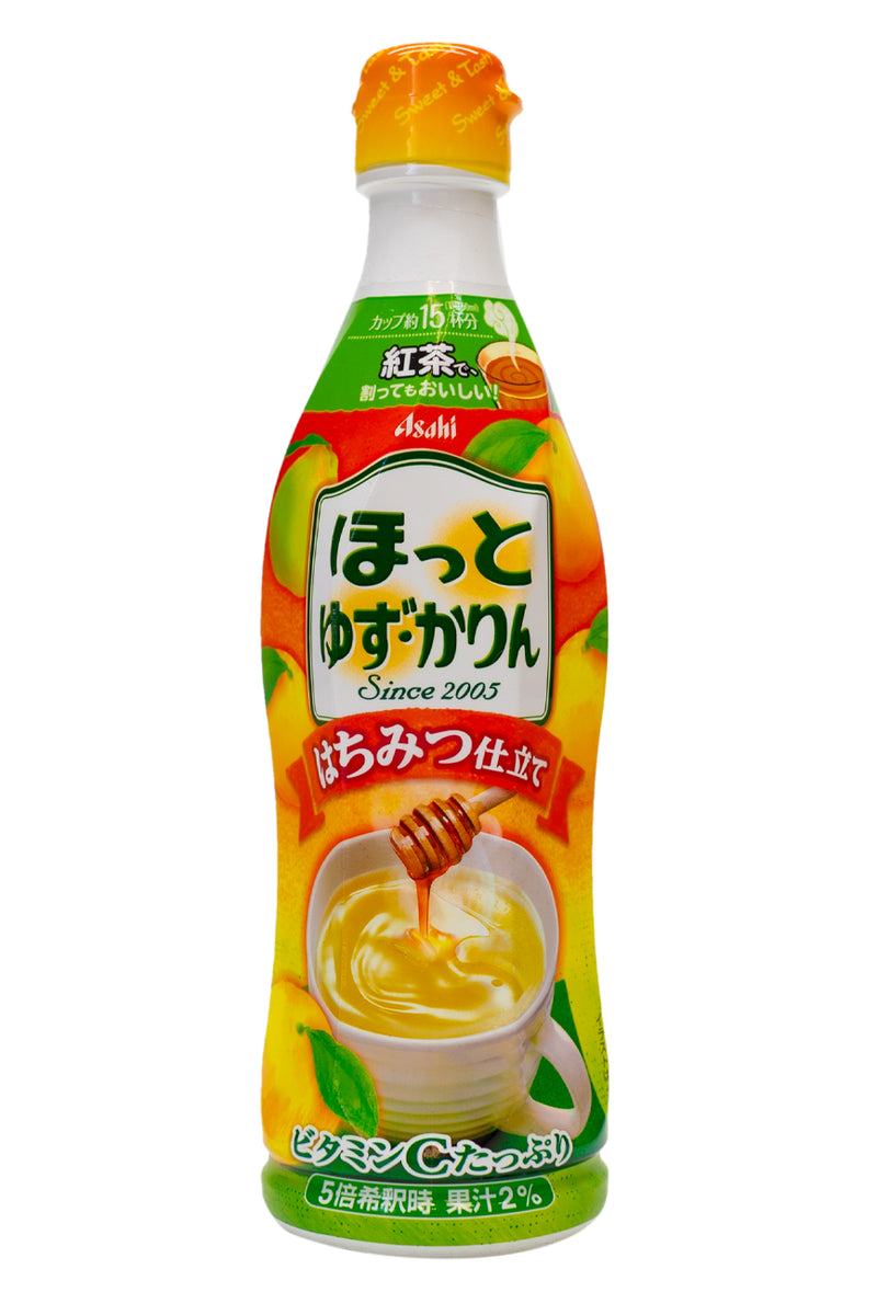 ASAHI Hotto Yuzu Karin Concentrate 470ml (For dilution)