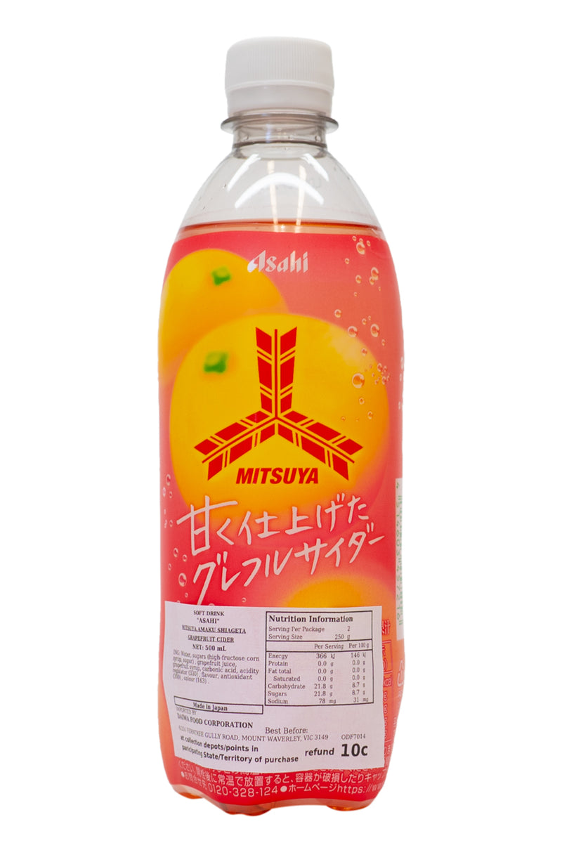 ASAHI Mitsuya Amaku Shiageta Grapefruit Cider 500ml