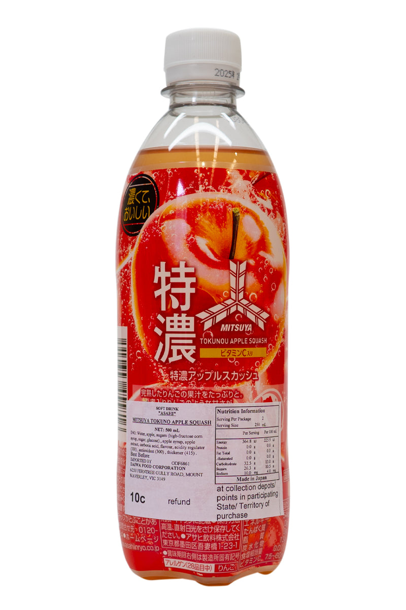 ASAHI Mitsuya Tokuno (Special Concentration) Apple Squash 500ml