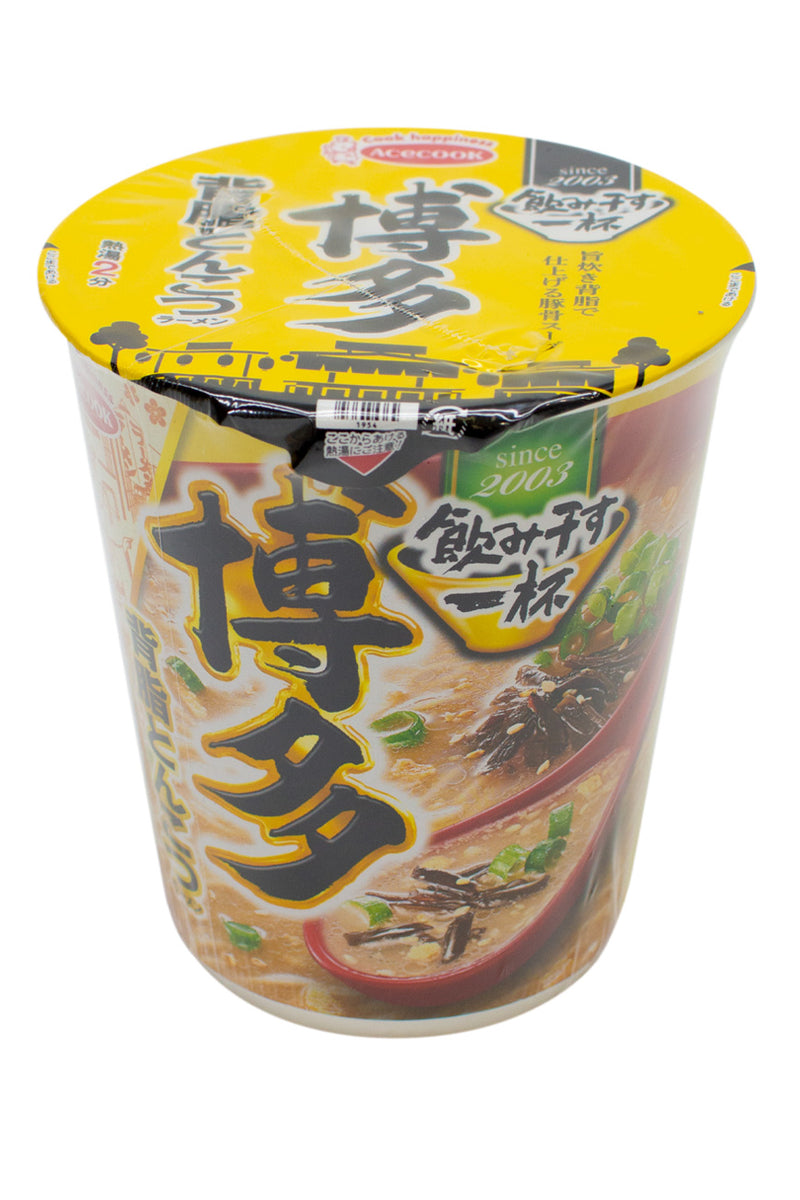 AceCook Hakata Back Fat TONKOTSU Ramen 66g