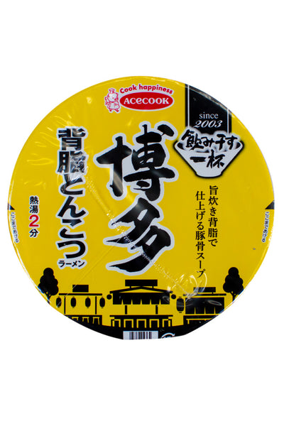 AceCook Hakata Back Fat TONKOTSU Ramen 66g