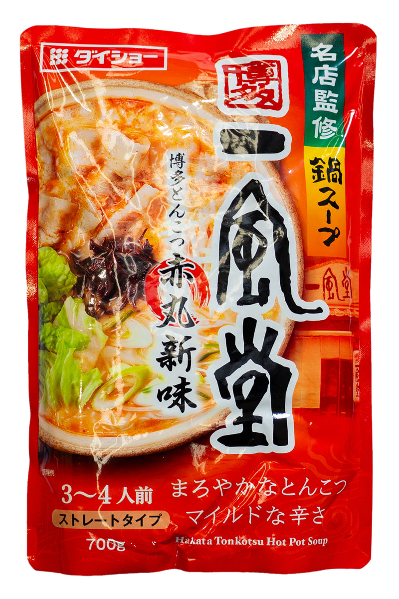 DAISHO Meiten Nabe Soup Ippudo Hakata Tonkotsu Akamaru New Taste 700g