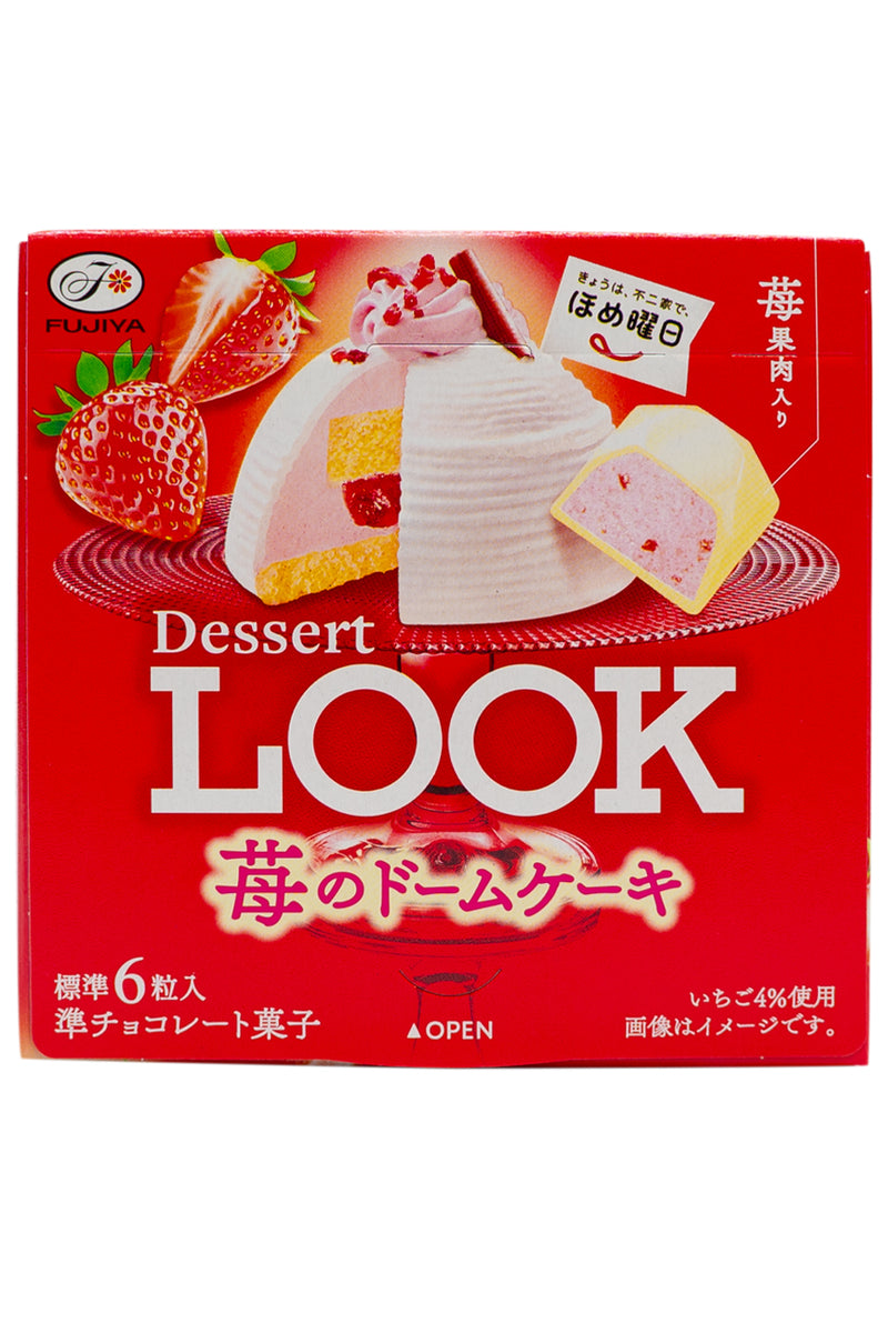 FUJIYA Dessert Look Strawberry Dome Cake 40g