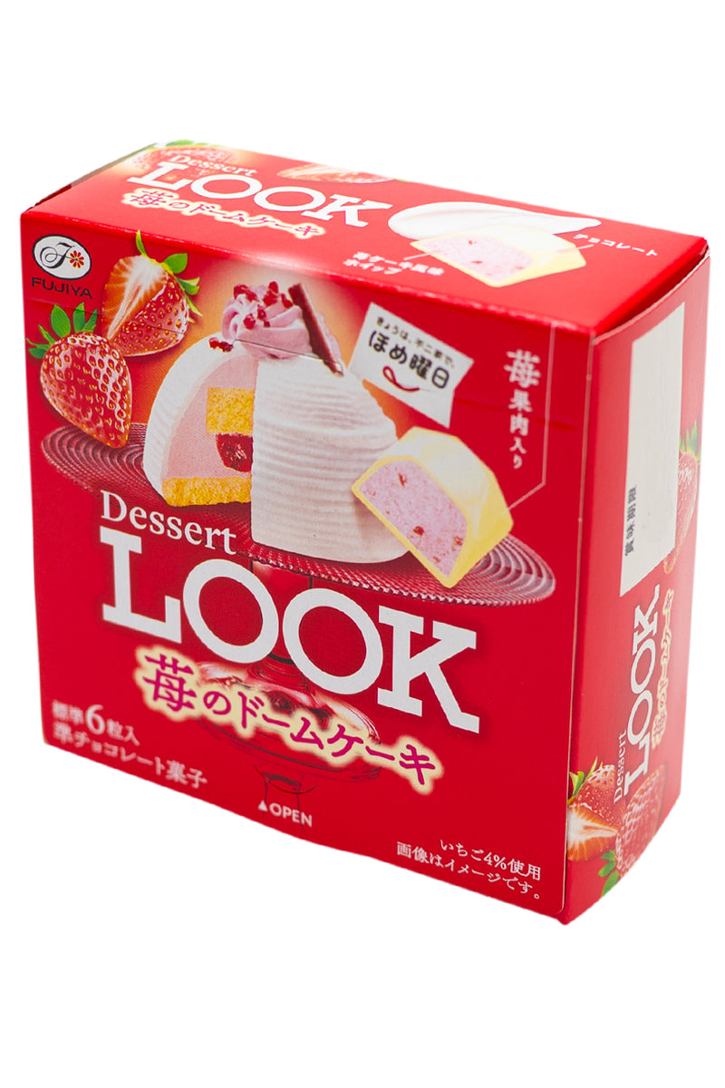 FUJIYA Dessert Look Strawberry Dome Cake 40g