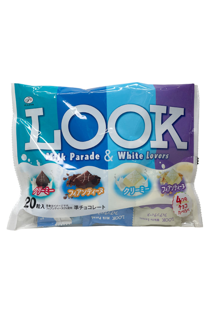 FUJIYA Look Milk Parade and White Lovers 96g (20pc) - ICHIBA
