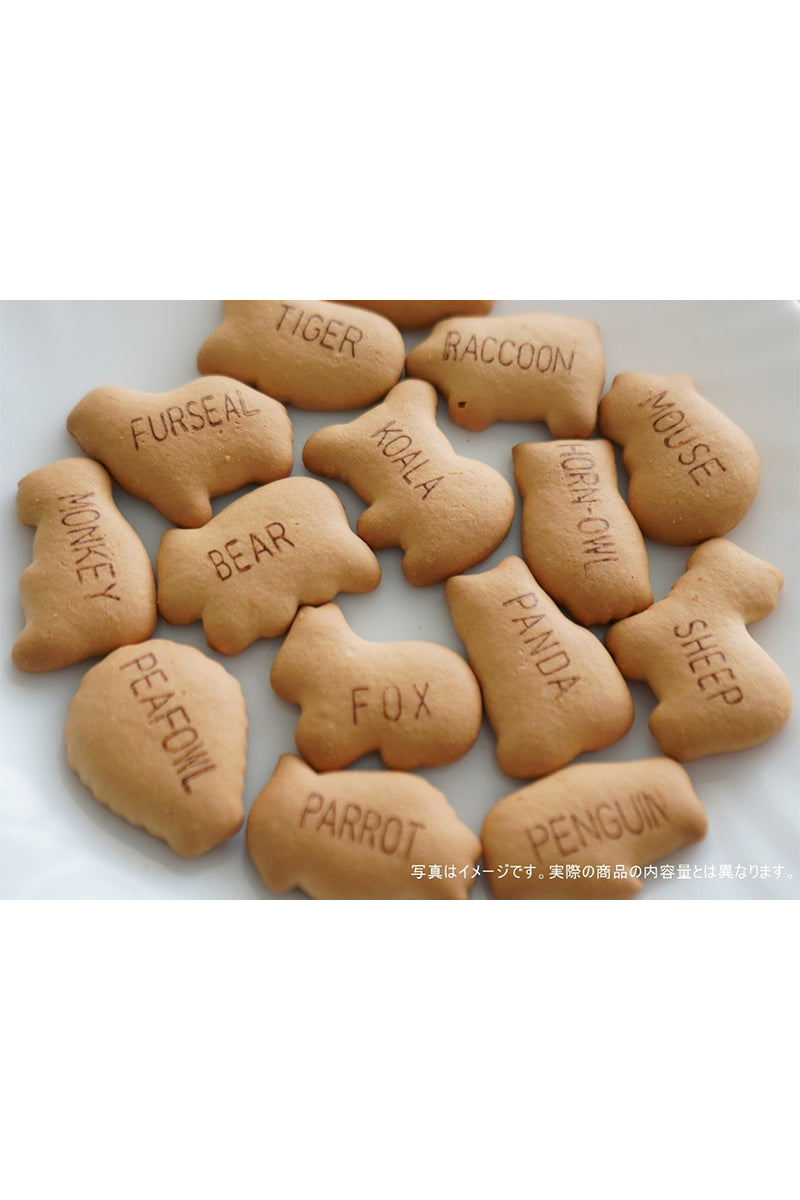 GINBISU Atsuyaki Thick-Baked Tabekko Doubutsu Zoo Biscuits  55g