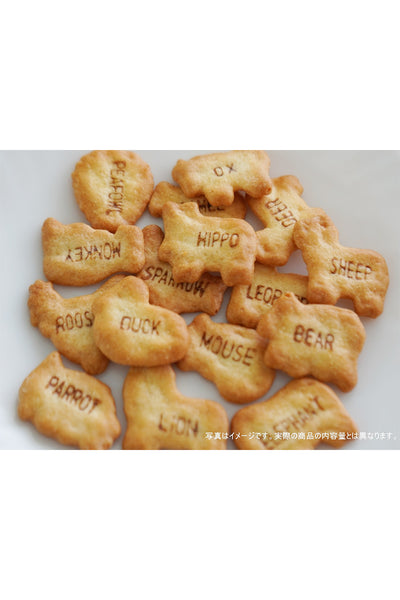 GINBISU Tabekko Doubutsu Zoo Biscuits Butter 63g