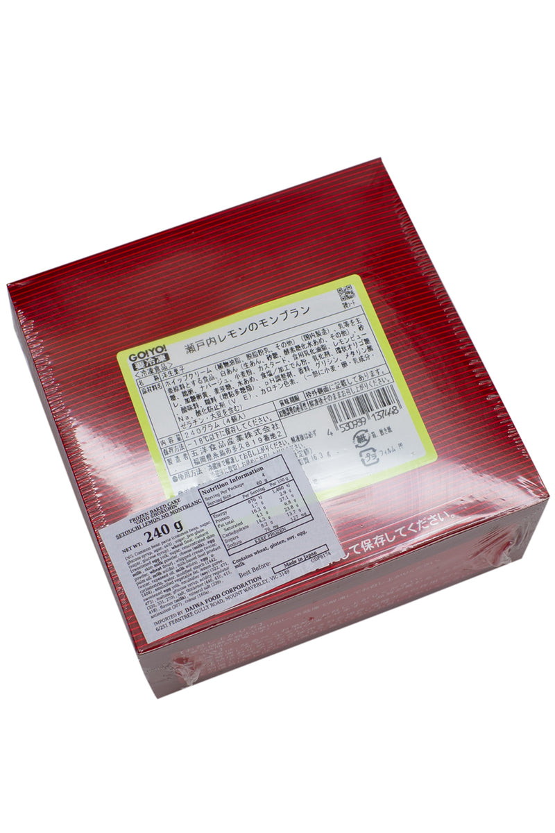GOYO Setouchi Lemon no Montblanc 4pc (240g)