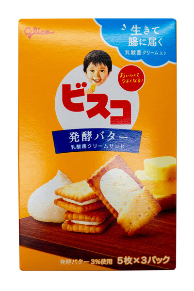 Glico BISCO Hakko BUTTER 61.8g (5pcX3pkt)