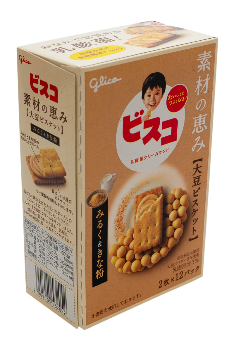 Glico BISCO Sozai no Megumi DAIZU SOY & Kinako 107.04g