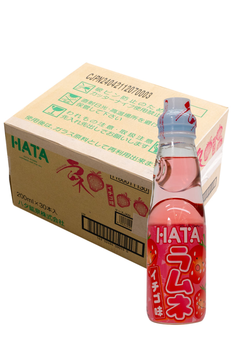 HATA Ramune Strawberry 200ml x 30 bottles