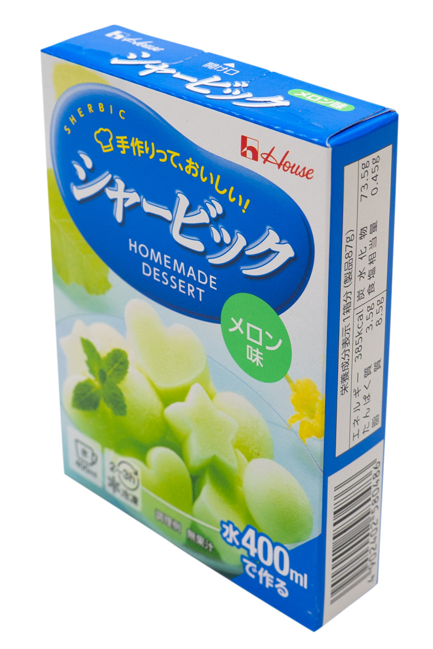 HOUSE Sherbic Melon Ice Cream Mix Powder 87g-Ichiba Junction