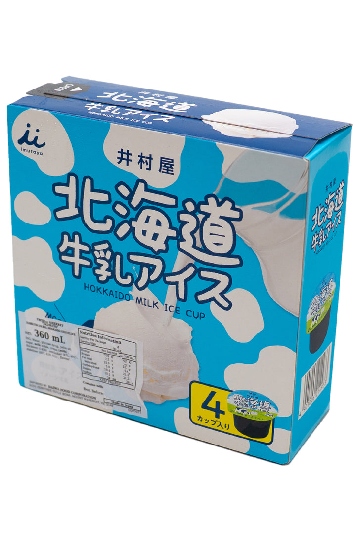 IMURAYA Hokkaido Milk Ice 360ml (4pc x 90ml)-Ichiba Junction
