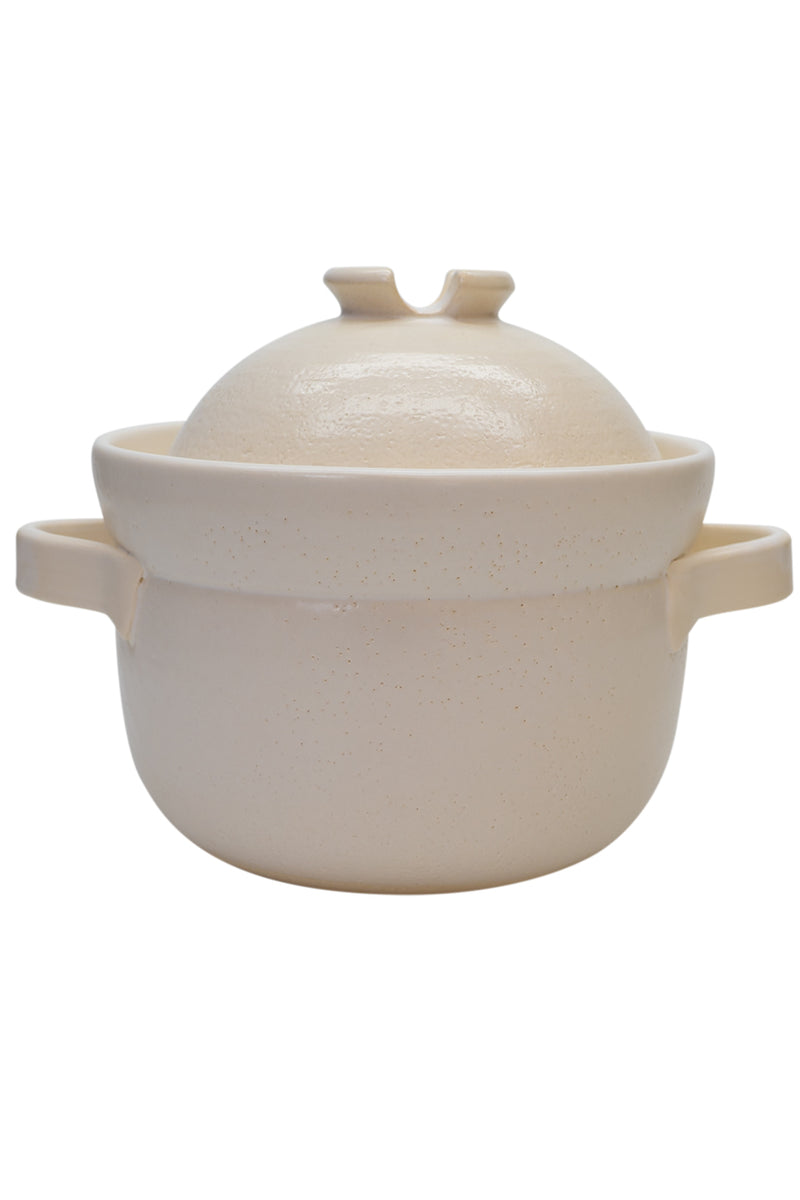 KAGETSU Inaho White Clay Pot Rice Cooker 3 Cups