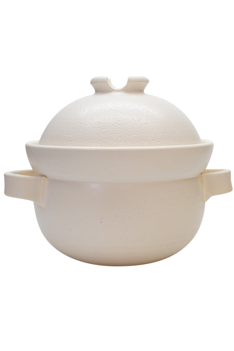 KAGETSU Inaho White Clay Pot Rice Cooker 4 Cups
