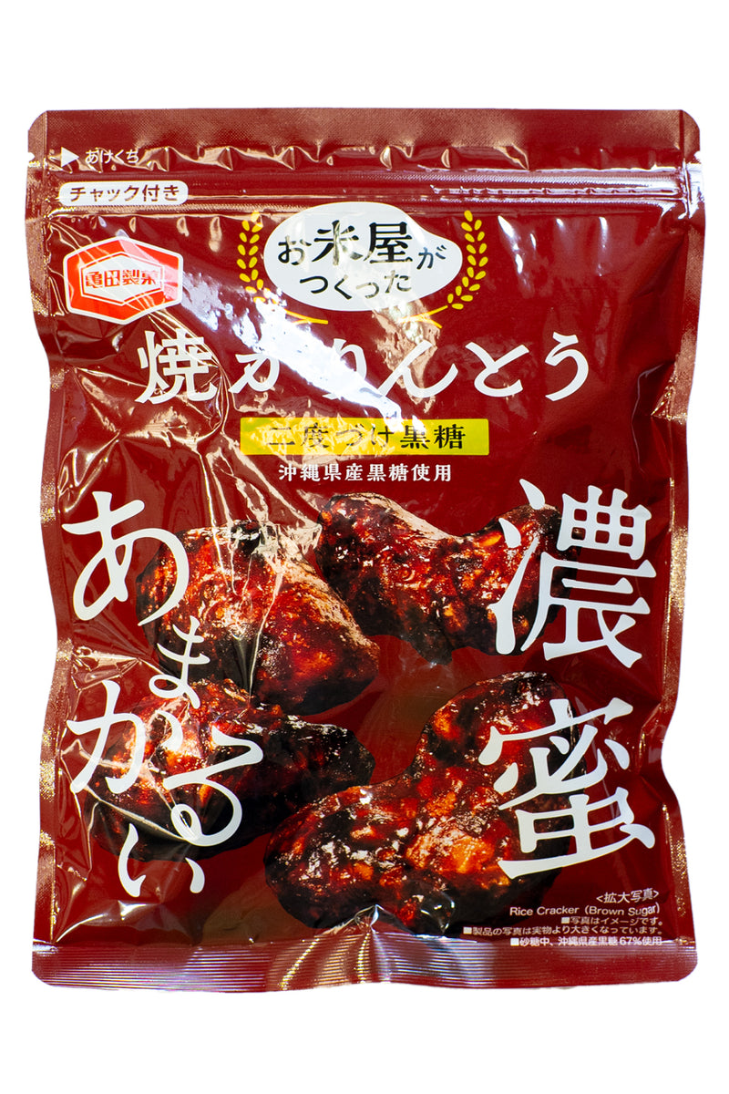 KAMEDA Okomeyasan ga Tsukutta Karinto Black Sugar 80g