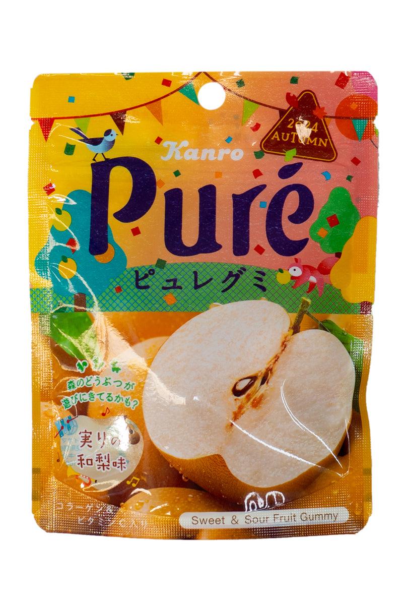 KANRO PURE Gummy Minorino Wanashi Pear 56g