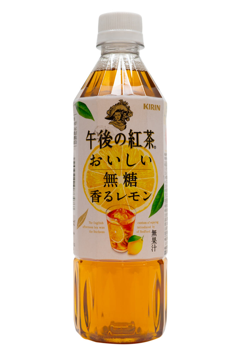 KIRIN Gogo no Kocha Oishi Muto Kaoru Lemon No Sugar Tea 500ml