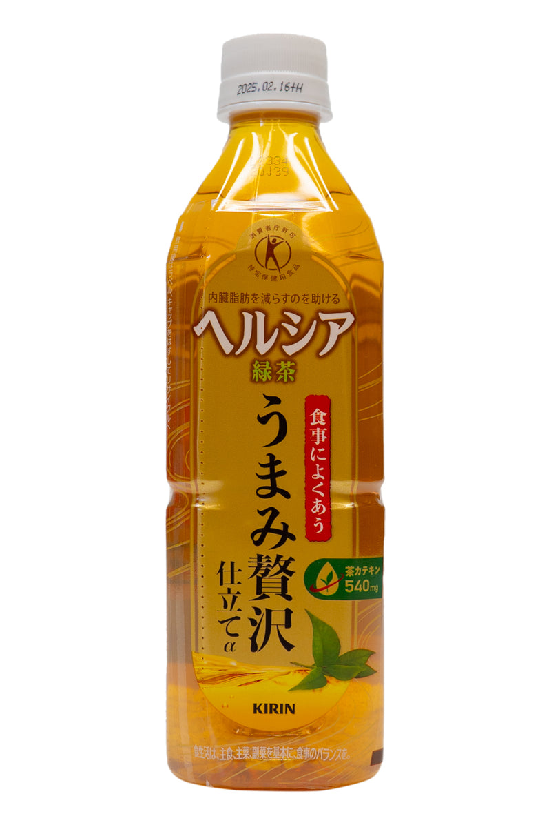 KIRIN Healthya Ryokucha Umami Zeitaku Shitate 500ml