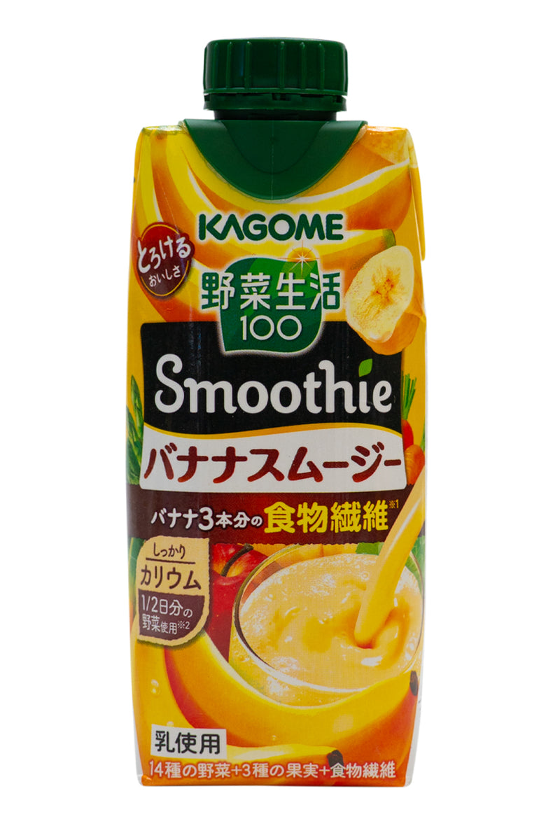 Kagome Vegetable Life 100 Smoothie Banana 330ml