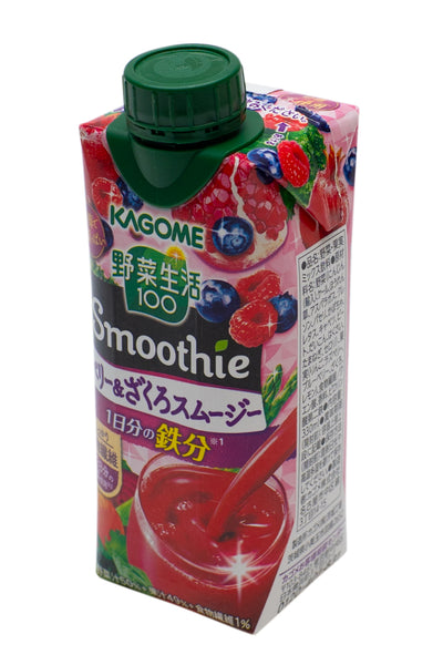 Kagome Vegetable Life 100 Smoothie Berry and Pomegranate 330ml