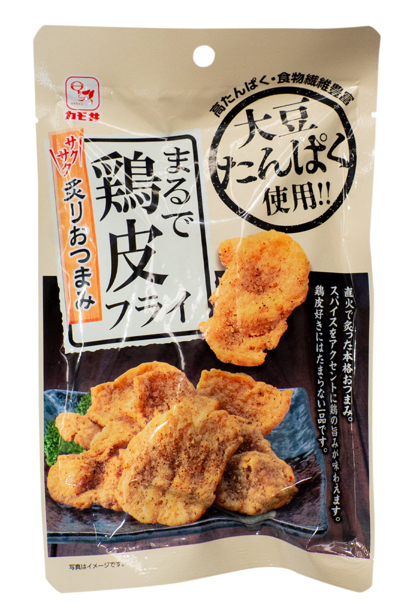 Kamoi Marude Tori Kawa Fry Soy Protein Like Fried Chicken Skin 32g