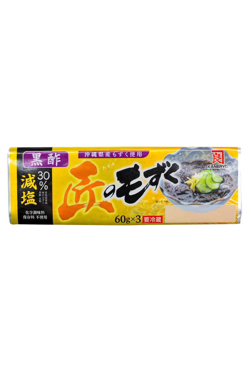 Kaneryo Takumi no Mozuku Kurozu (Black Vinegar) 60g x 3pc