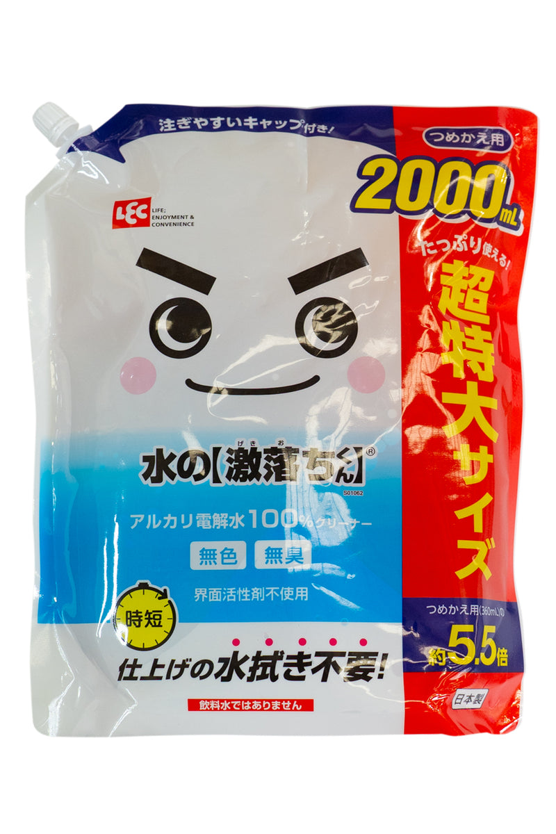 LEC Mizu no Gekiochi Kun (Washing, Disinfectant, Deodorant) Refill Pack 2000ml