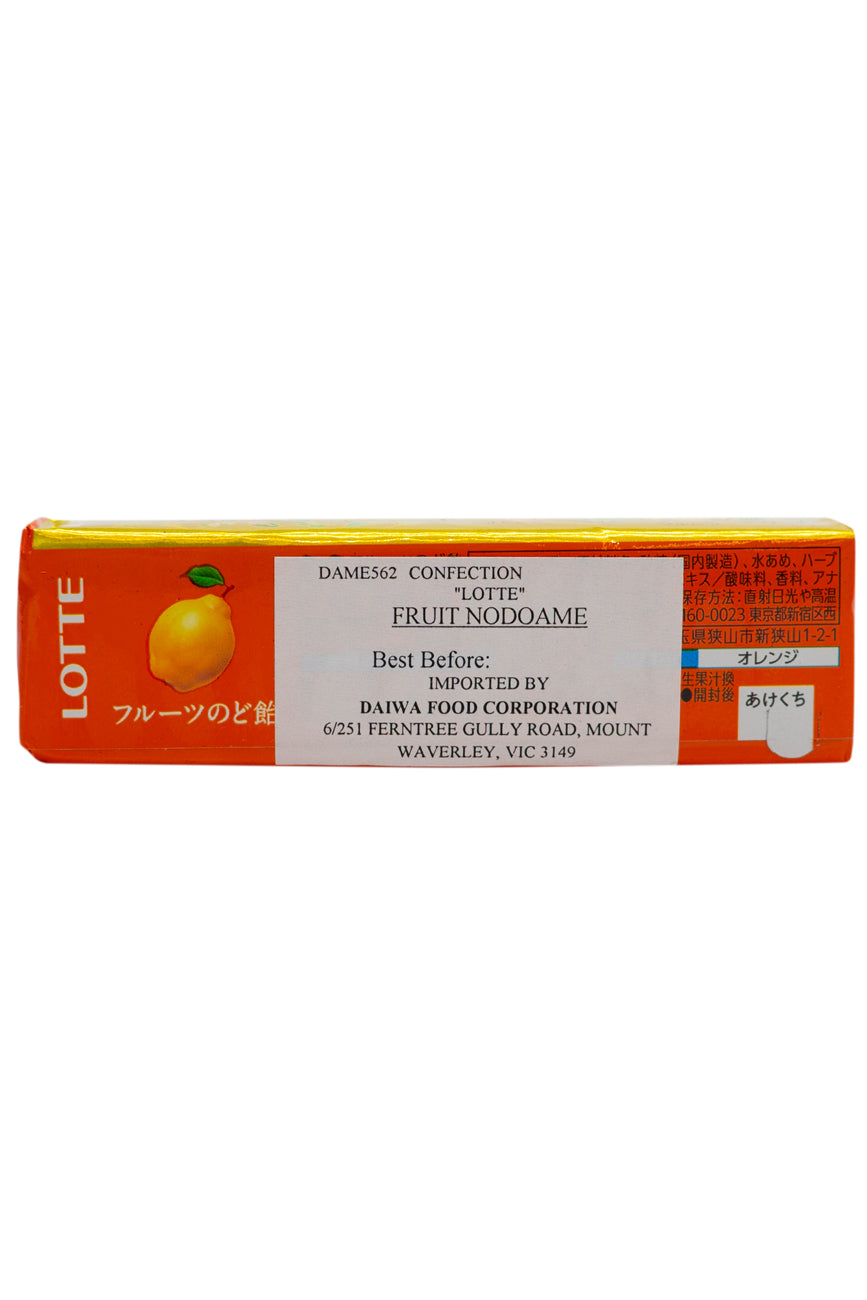 LOTTE Fruit Nodoame (Throat Lozenge) 59g-Ichiba Junction
