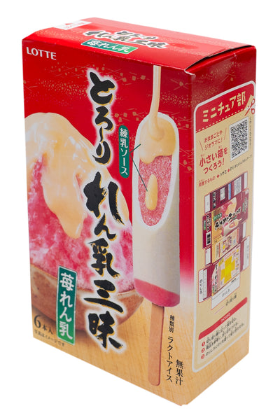 LOTTE Toro-Ri Rennyu Zanmai Strawberry  condensed390m (65ml x 6p)