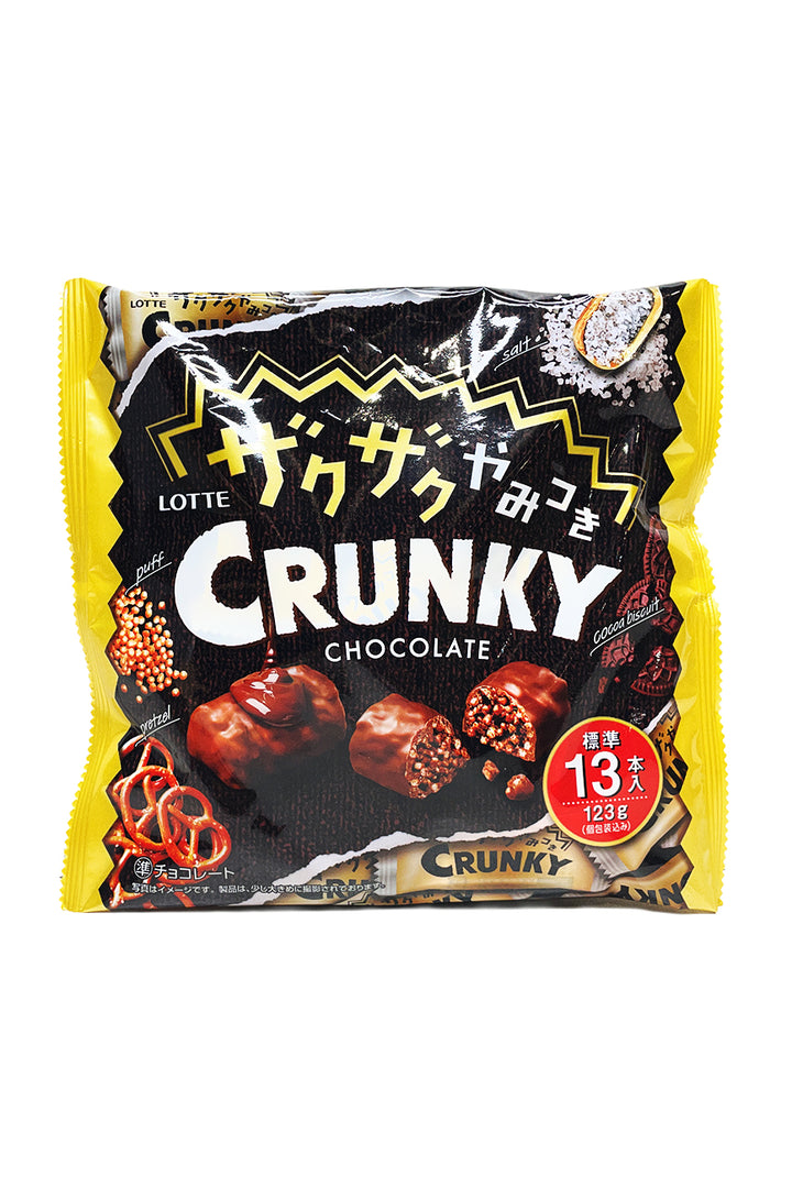 LOTTE Zaku Zaku Yamitsuki Crunky Share Pack 123g - ICHIBA JUNCTION